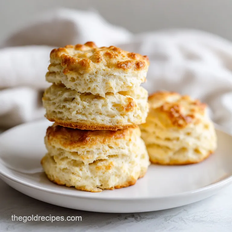 Golden Homemade Biscuits: Flaky and Buttery
