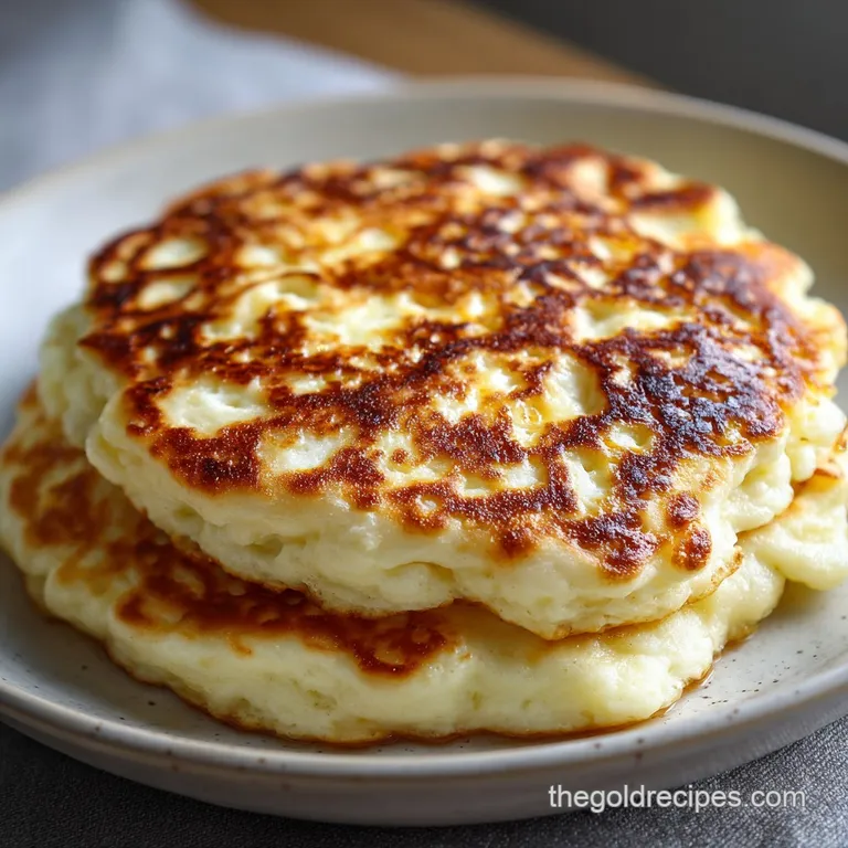 High Protein Cottage Cheese Pancakes