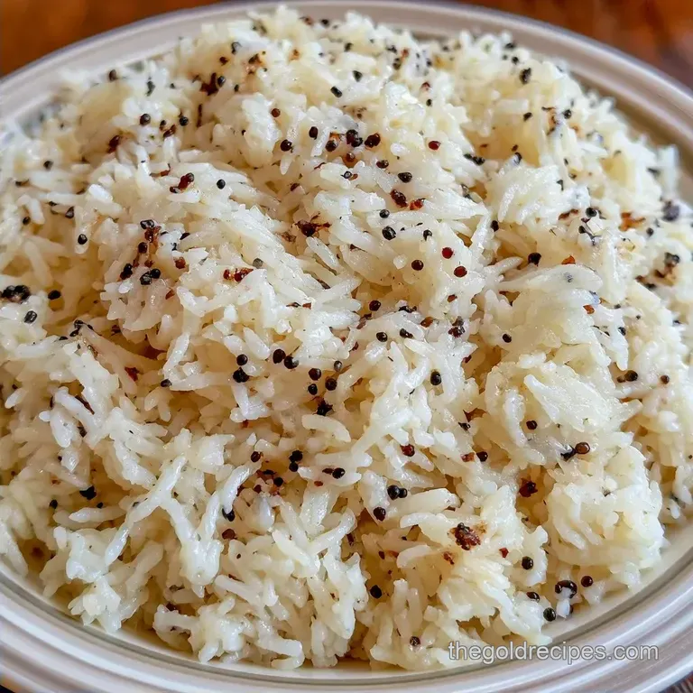 Indian Coconut Rice with Coconut Milk
