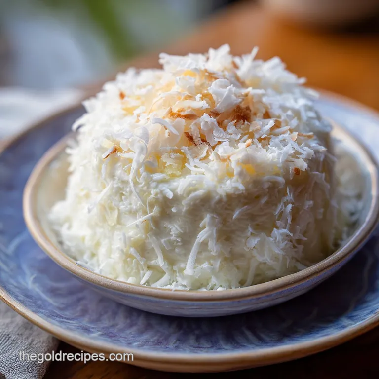 Irresistible Hawaiian Coconut Cake: Velvety and Rich
