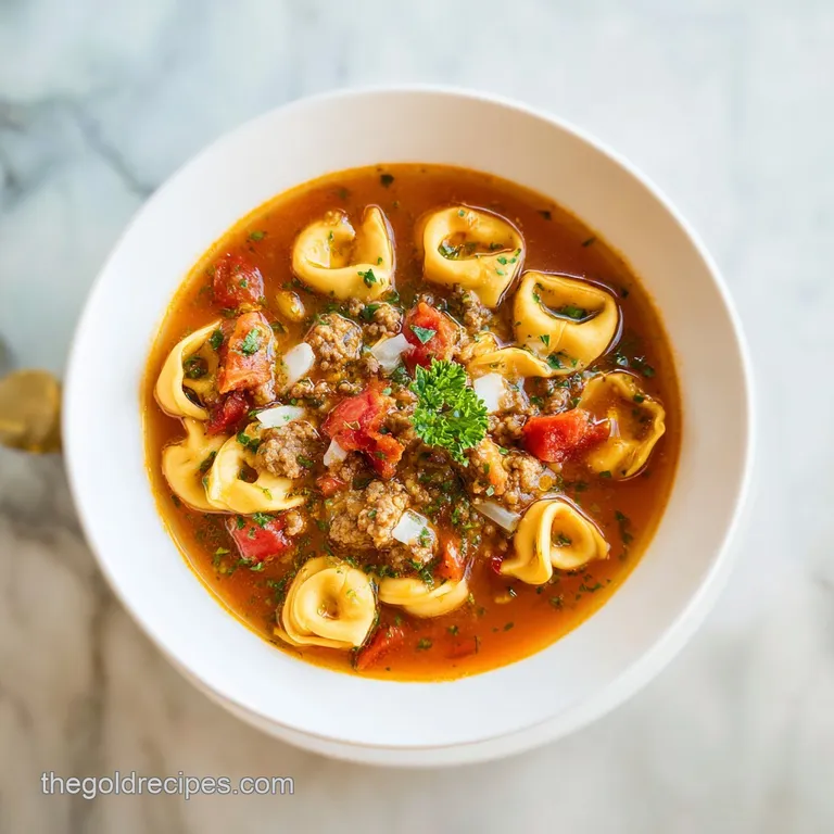 Italian Sausage Tortellini Soup