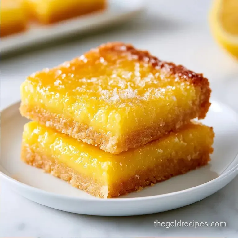 Lemon Cookie Bars Recipe in 50 Minutes
