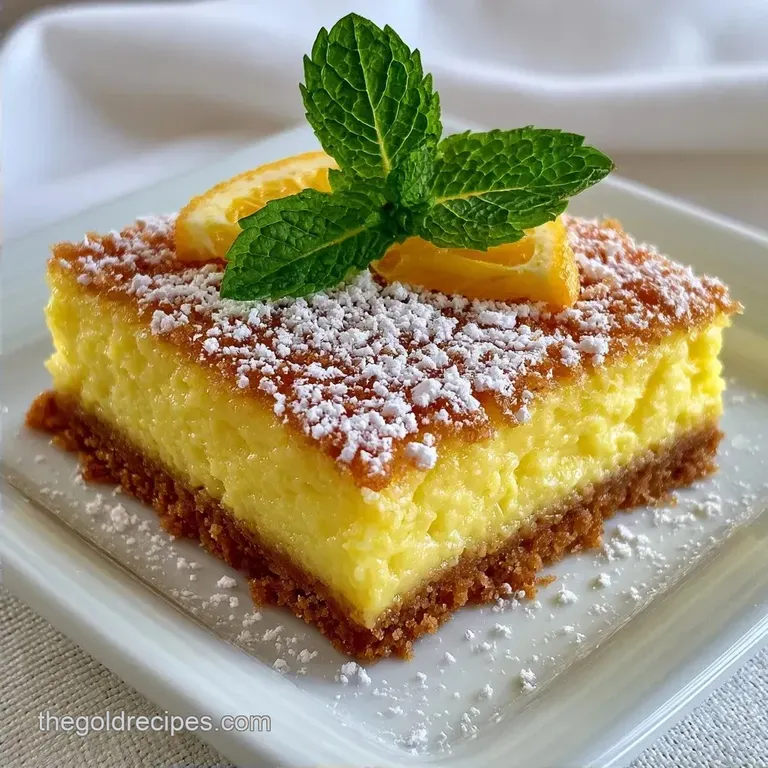 Lemon Lime Bars with Graham Cracker Crust
