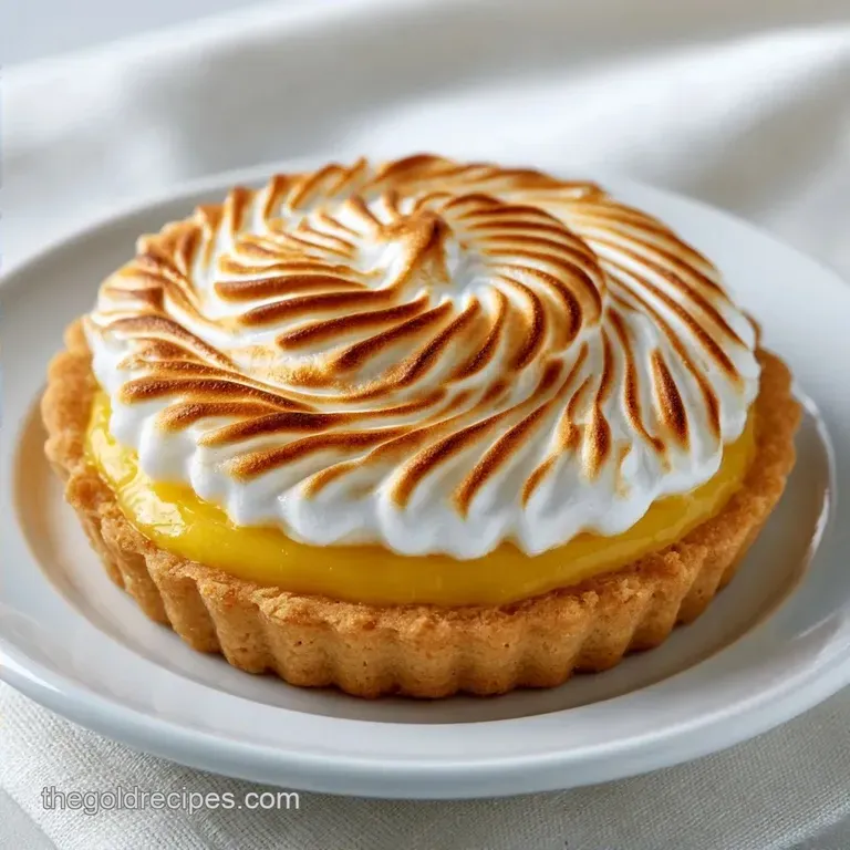 Crisp Shortbread Lemon Meringue Bars