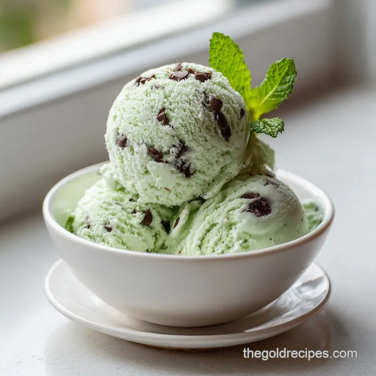 Ninja Creami Mint Chocolate Chip Protein