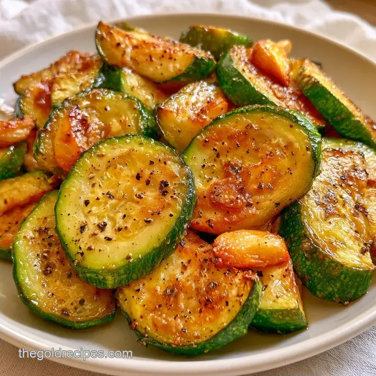 Perfectly Crisp Sauteed Zucchini