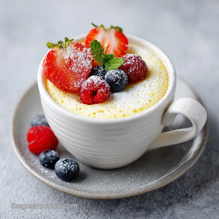 Protein Powder Mug Cake No Egg: Fudgy & Quick