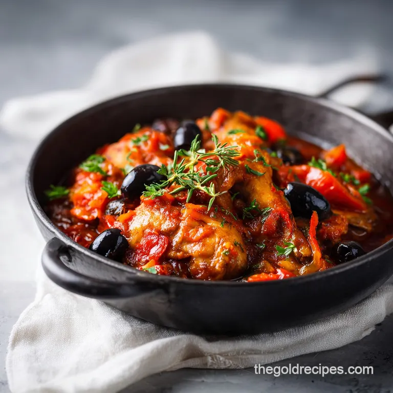 Chicken Cacciatore: Rustic One Pot Wonder