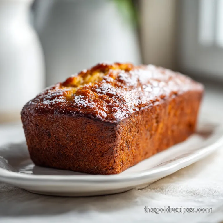 Sweet Banana Bread: Bakery Style