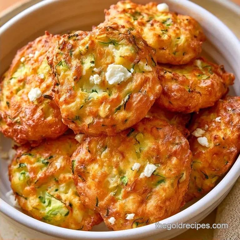 Crispy Vegan Zucchini Fritters